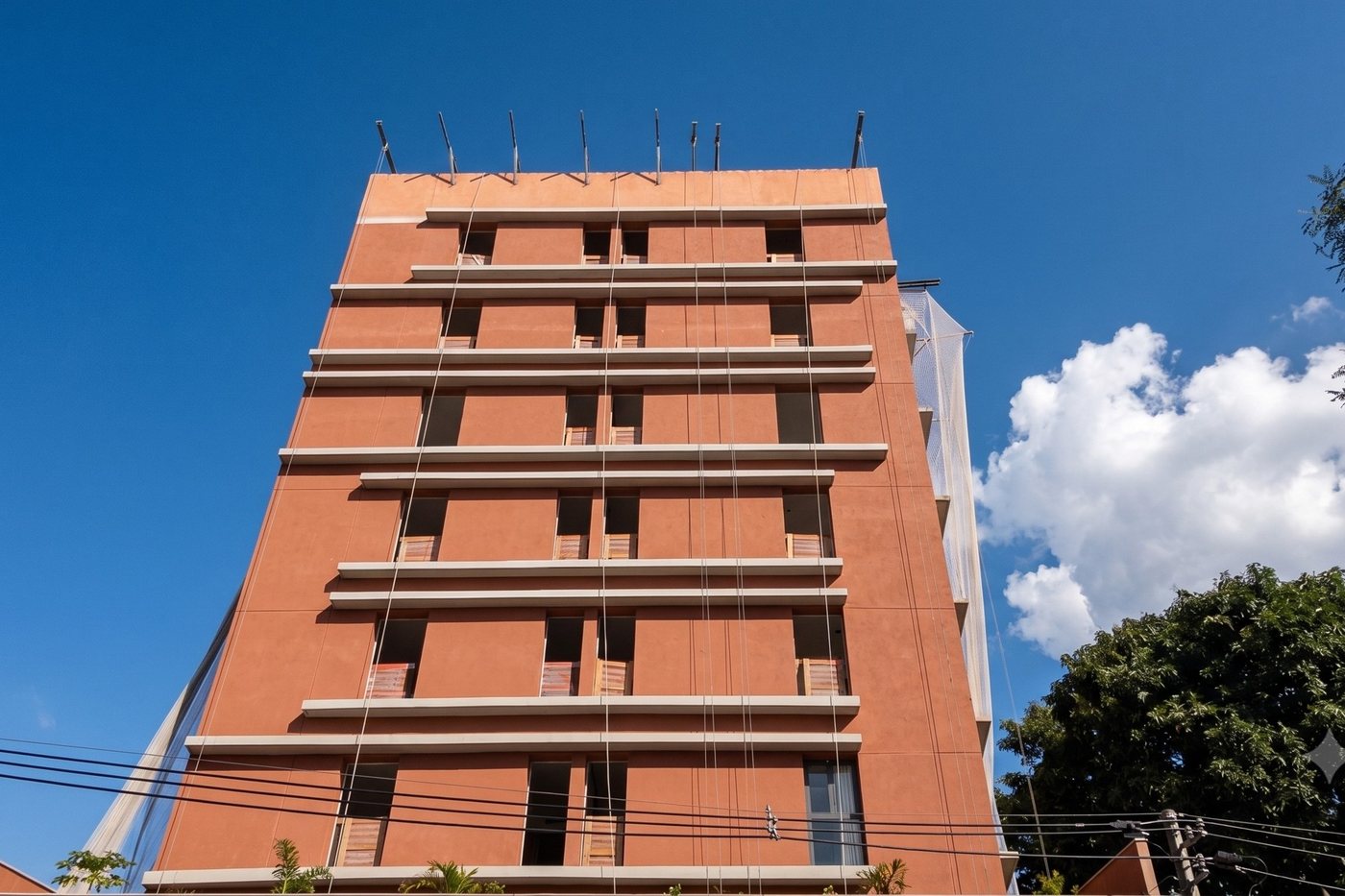Edifício Virtus na Lapa com fachada em terracota concluída pela Etnocores